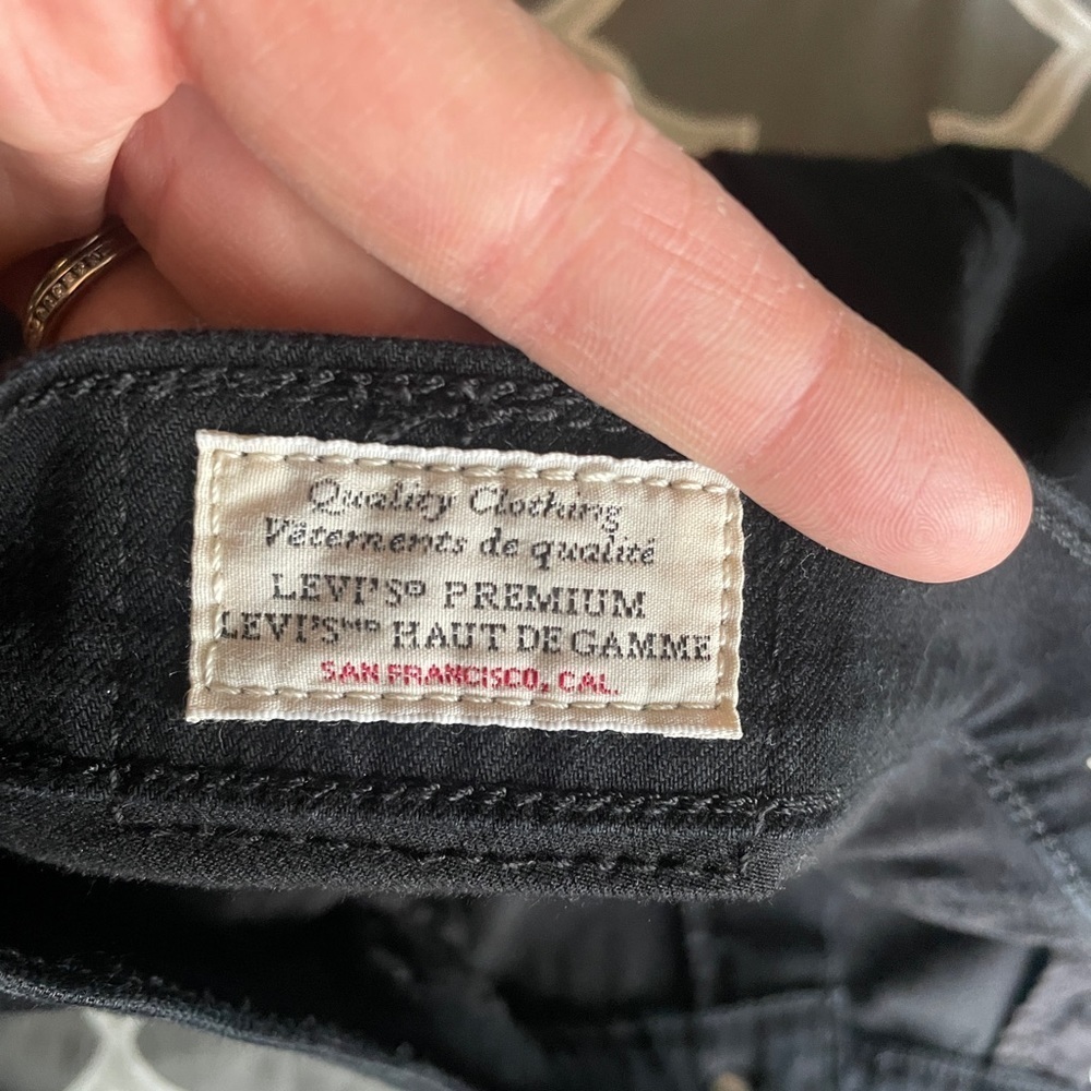 721 Levi’s Black Skinny Jeans - Picture 11 of 15